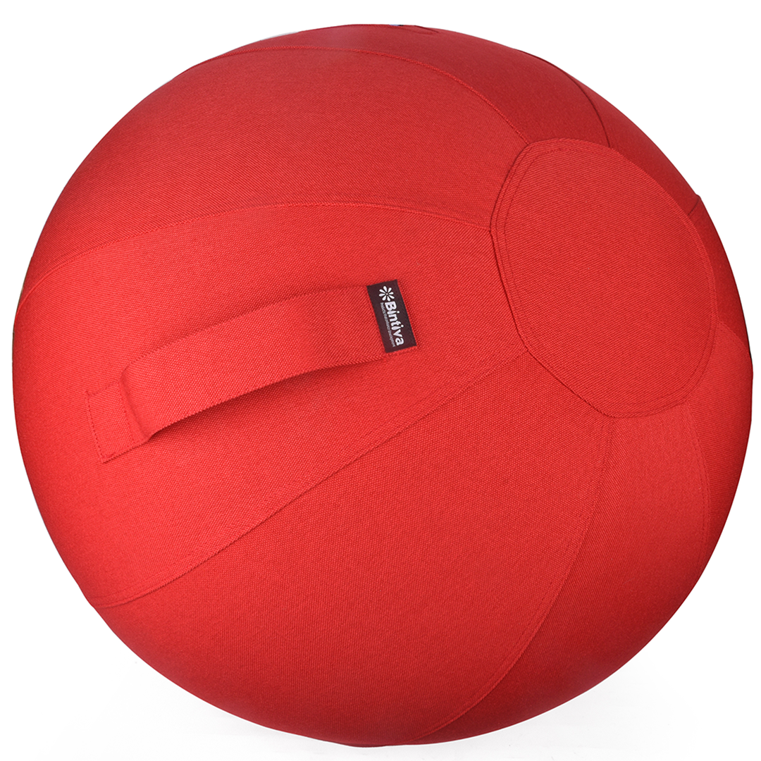 Bintiva – wholesale Fitness equipment – Luxurious Covered 65cm Stability Ball - For Ergonomic Seating, Therapy, and Exercise9