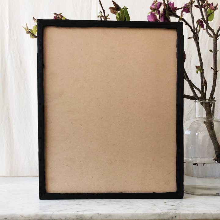 Alibi Interiors - Wholesale Picture frame - Reclaimed Wood Picture Frame 16x20 Black Soot Frame0