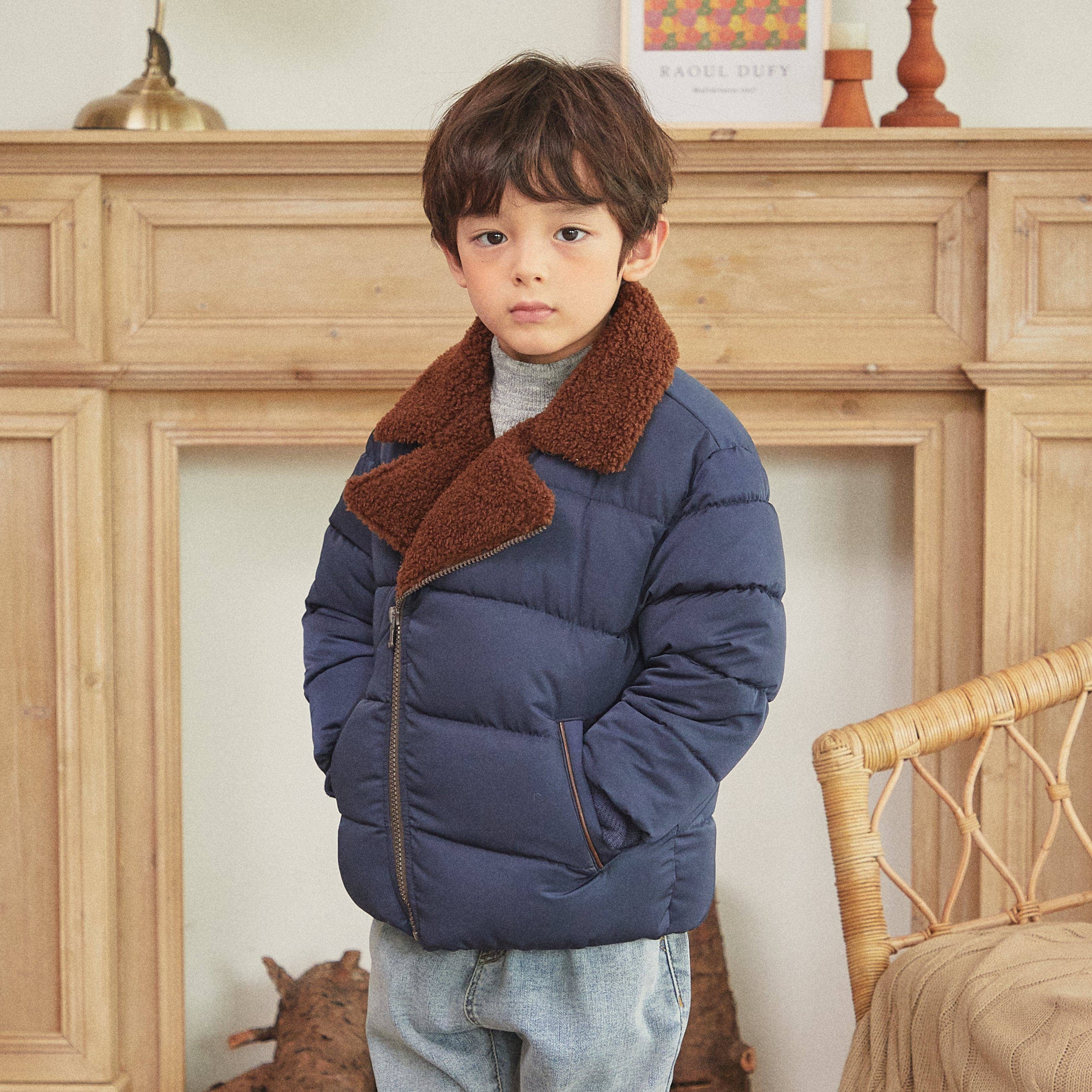 ToTo Heros - Wholesale Puffer Jacket - Kids - Faux Fur Collared Puffer Jacket7