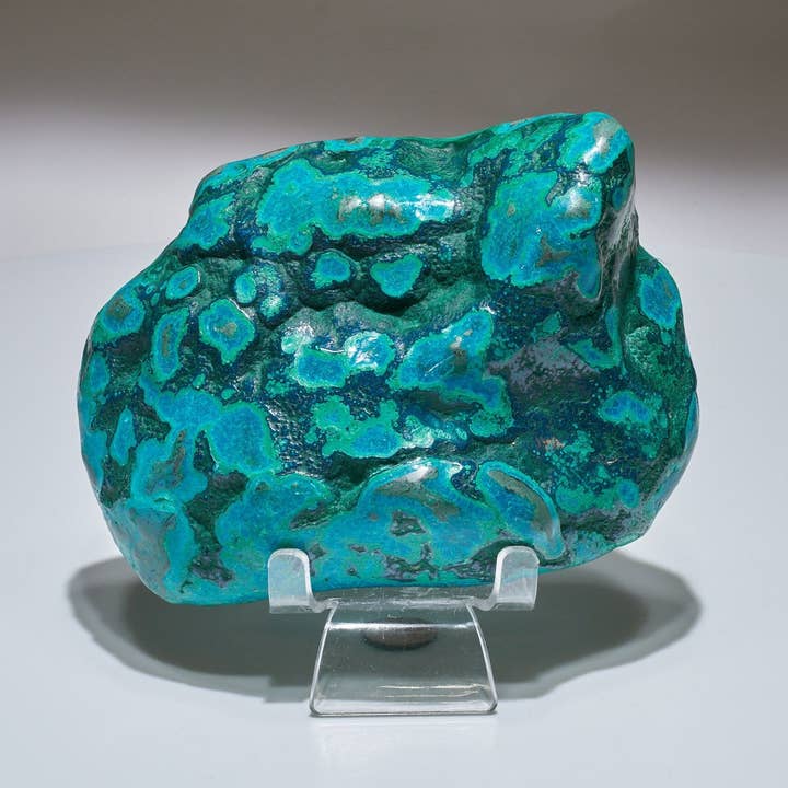 1,9 LB Poleret Malakit & Chrysocolla Freeform for engroshandel hos Malachite And More