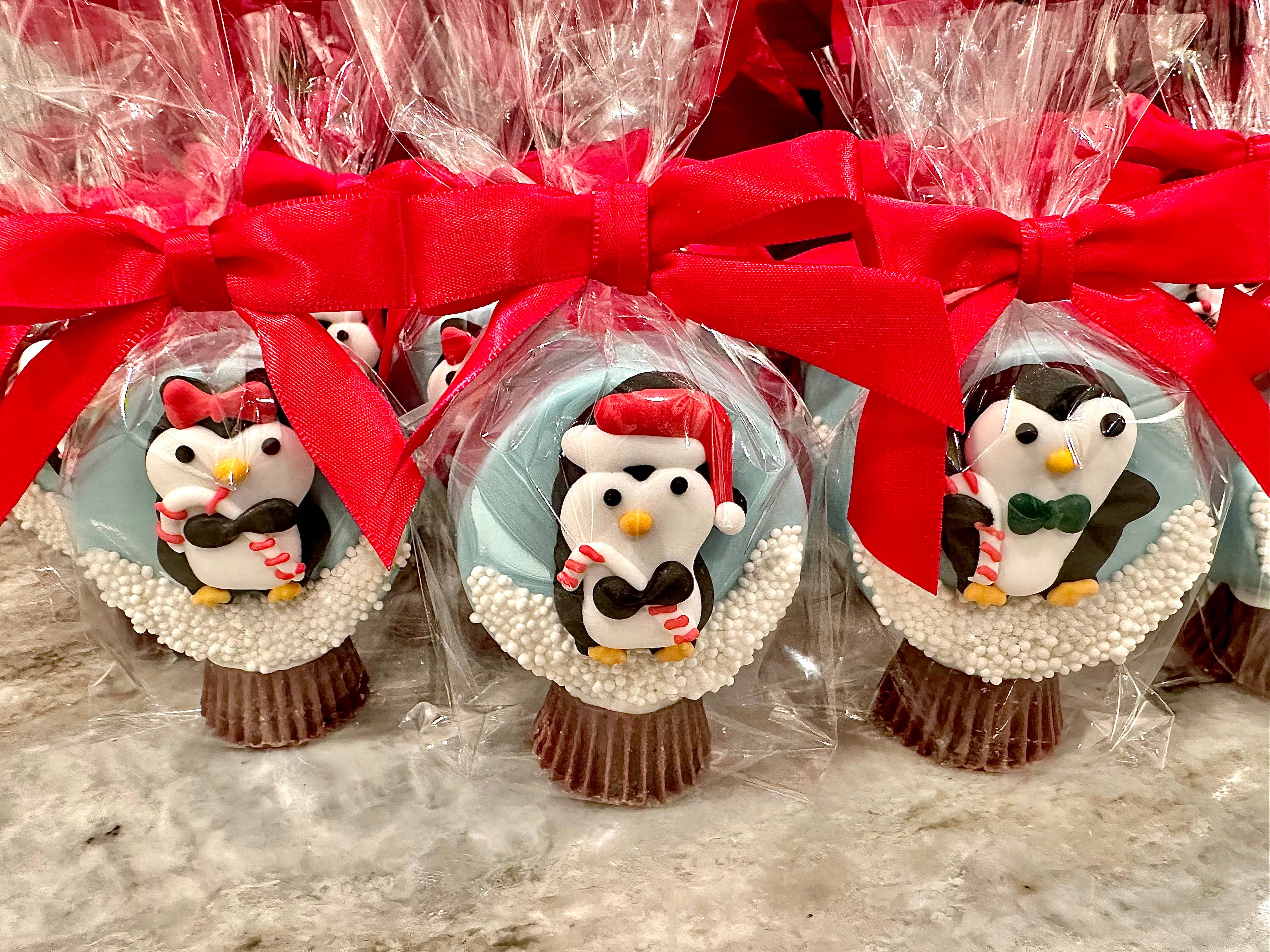 Delightful Chocolates - Wholesale Chocolate Covered Sweets - Penguin Chocolate Covered Oreos on Peanut Butter Cups4