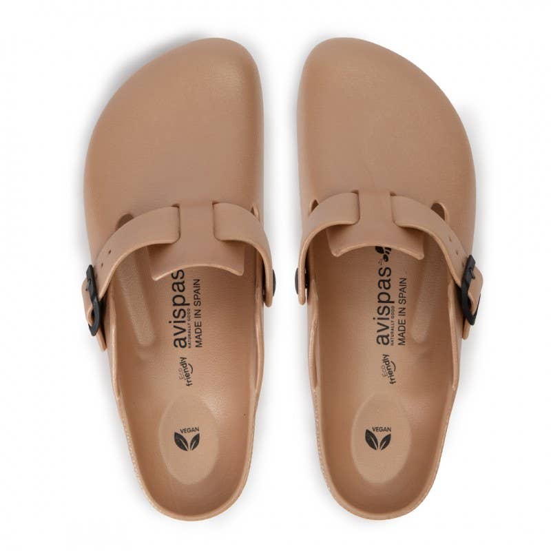 Avispas - Wholesale Clogs - Women's - Desalia Bronze beige organic EVA wasp mule clog3