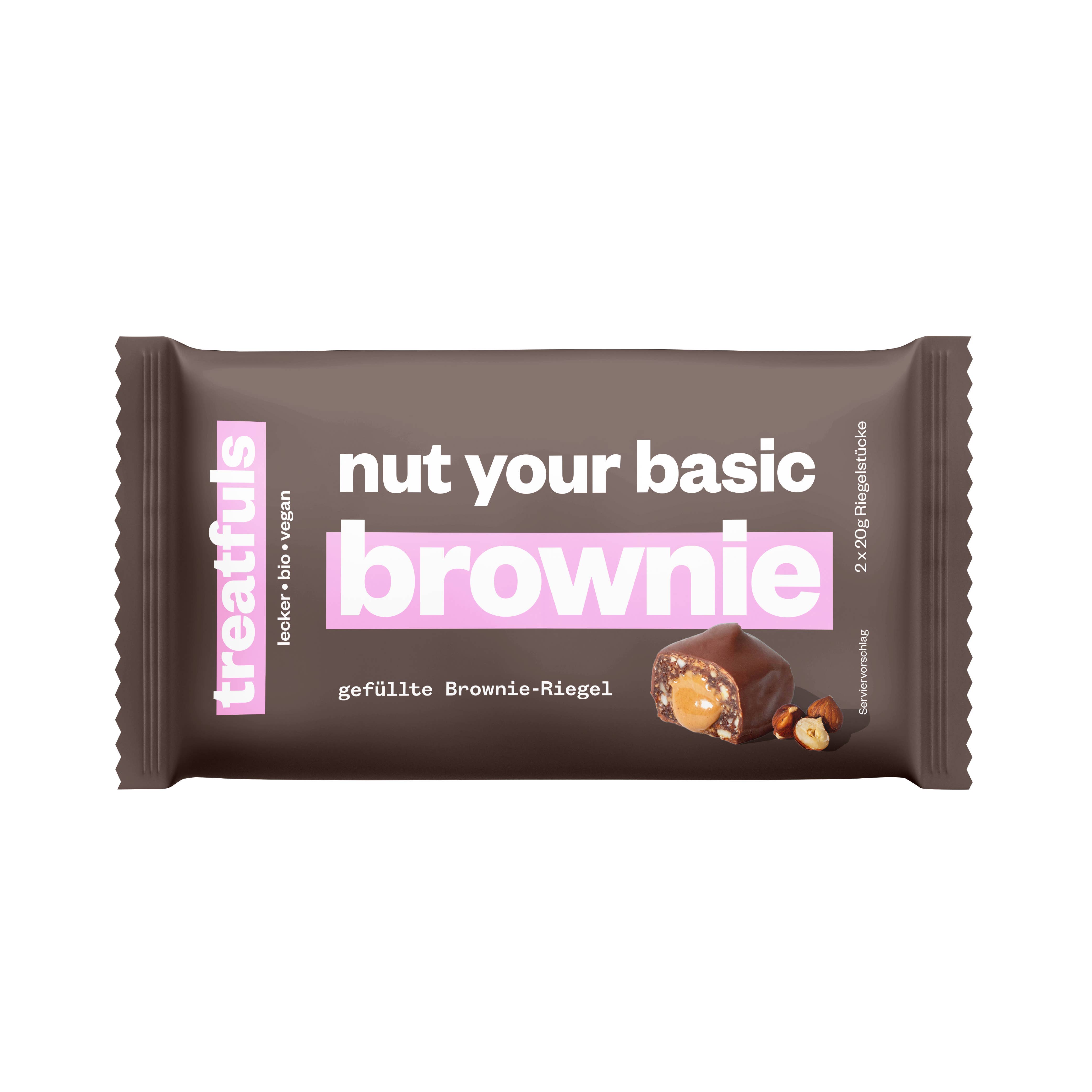 treatfuls - Wholesale Chocolate Bar - dark chocolate brownie bar with filling organic + vegan1