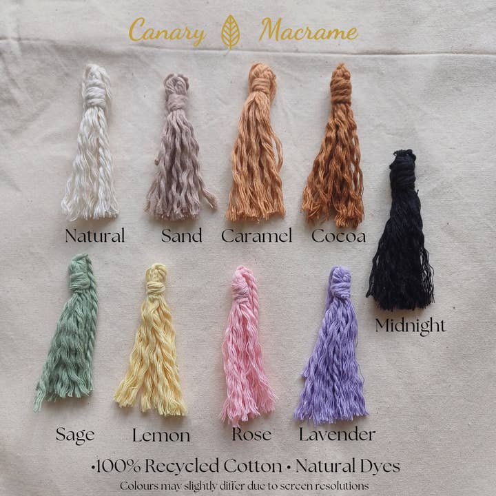 Canary Macrame – wholesale Mobile – The Daisy Disco Ball6