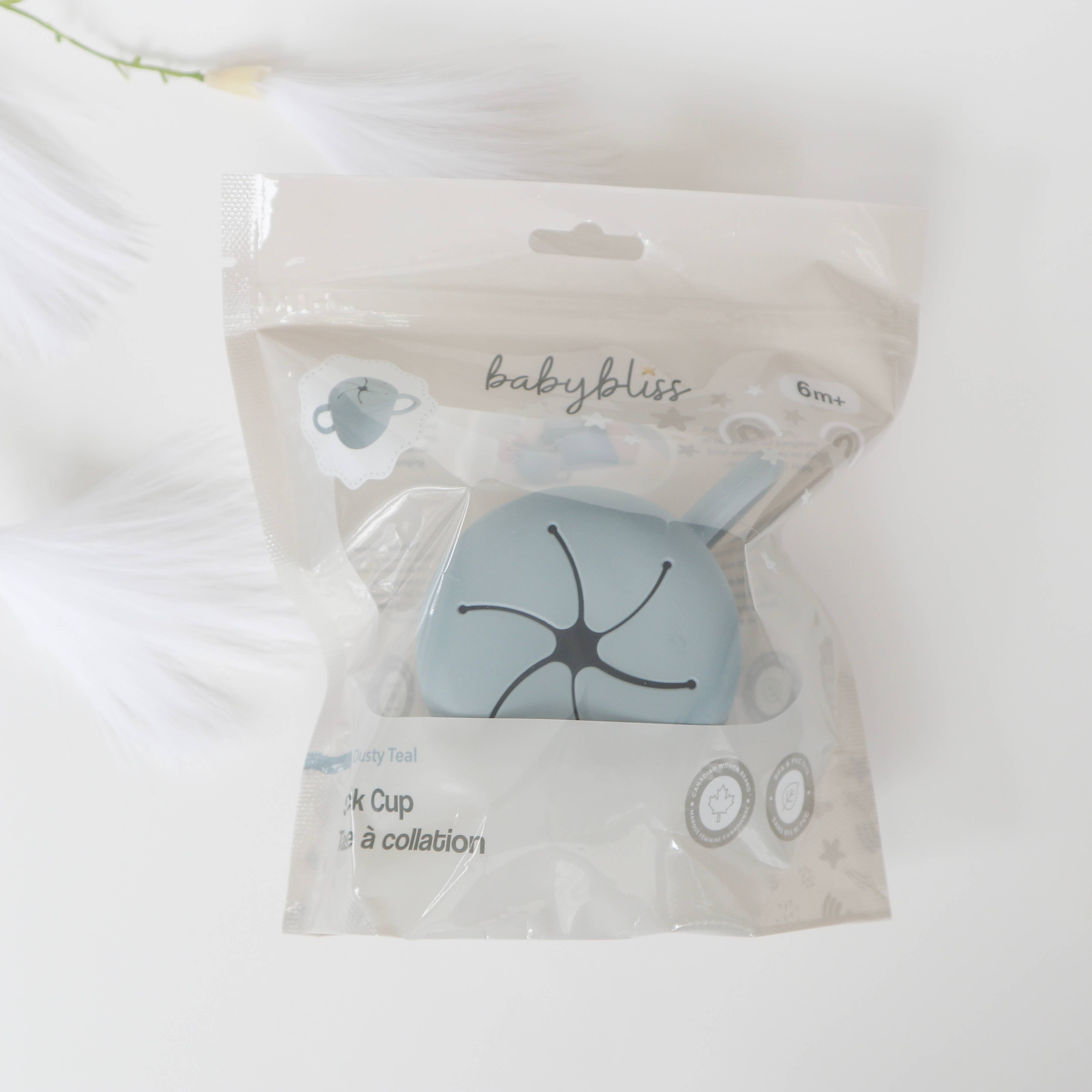 Baby Bliss - Venta al por mayor Cajas de aperitivos - Niños y bebés - Vaso de silicona para bocadillos para bebés, niños pequeños y niños15