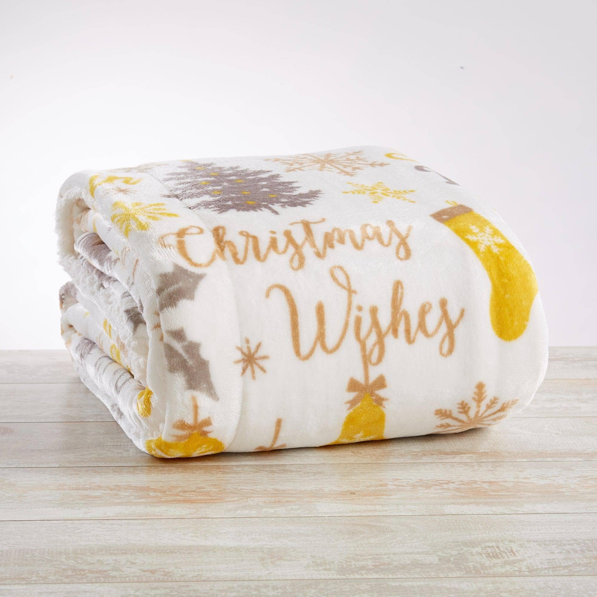 BH Collective - Wholesale Throw Blanket - Throw Blanket - Holiday Printed Sherpa - Esmay Collection69