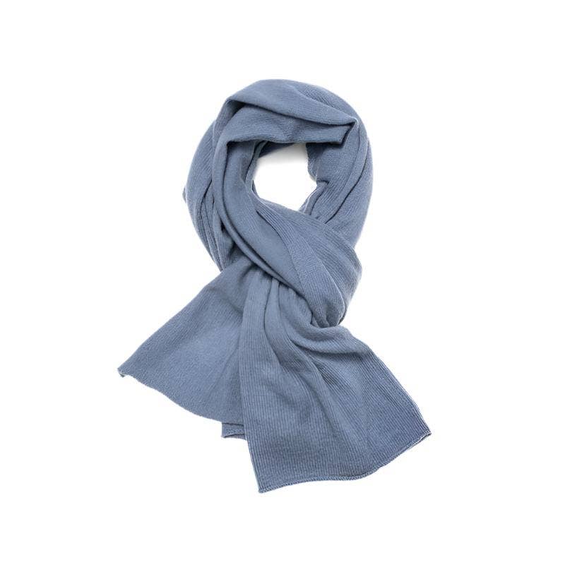 elenomad - Wholesale Scarf - Unisex - LOOSE EDGE - 100% Pure Cashmere Knitted Wrap Scarf , 60*180 cm2