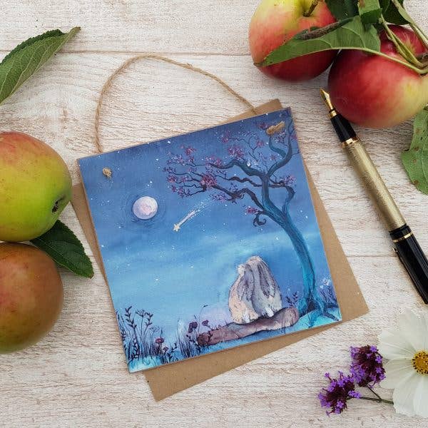 Biglietto Forever in legno con stelle e sogni per la vendita all'ingrosso da parte di Love Country