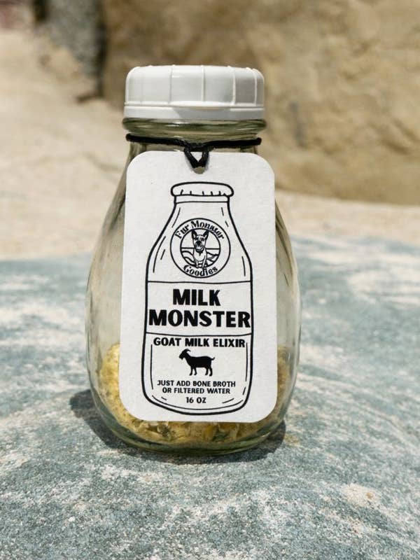Milchmonster: Ein Ziegenmilch-, Rinderkollagen- und Superfood-Topping für den Großhandel von Fur Monster Goodies LLC