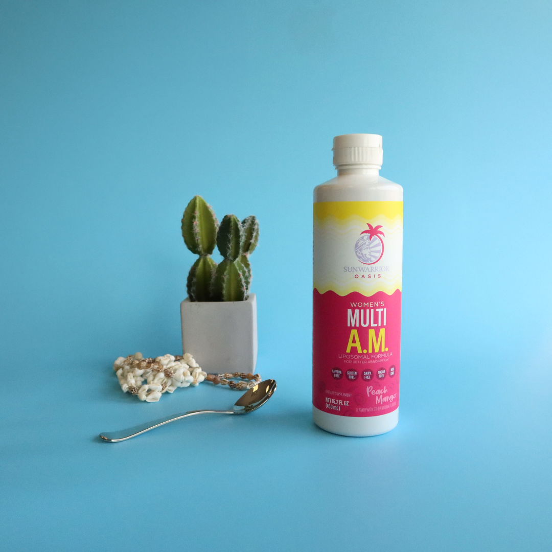 Sunwarrior - Wholesale Oral Supplement/Vitamin - Liquid Liposomal Multivitamin AM For Her - Peach Mango 2