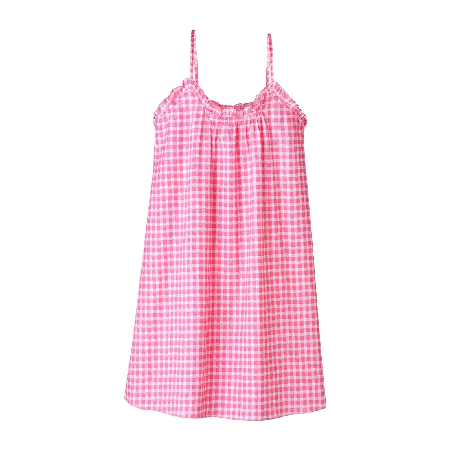 GERMAINE DES PRES - Wholesale Nightgown - Women's - Hortense Vichy Pink Nightie2