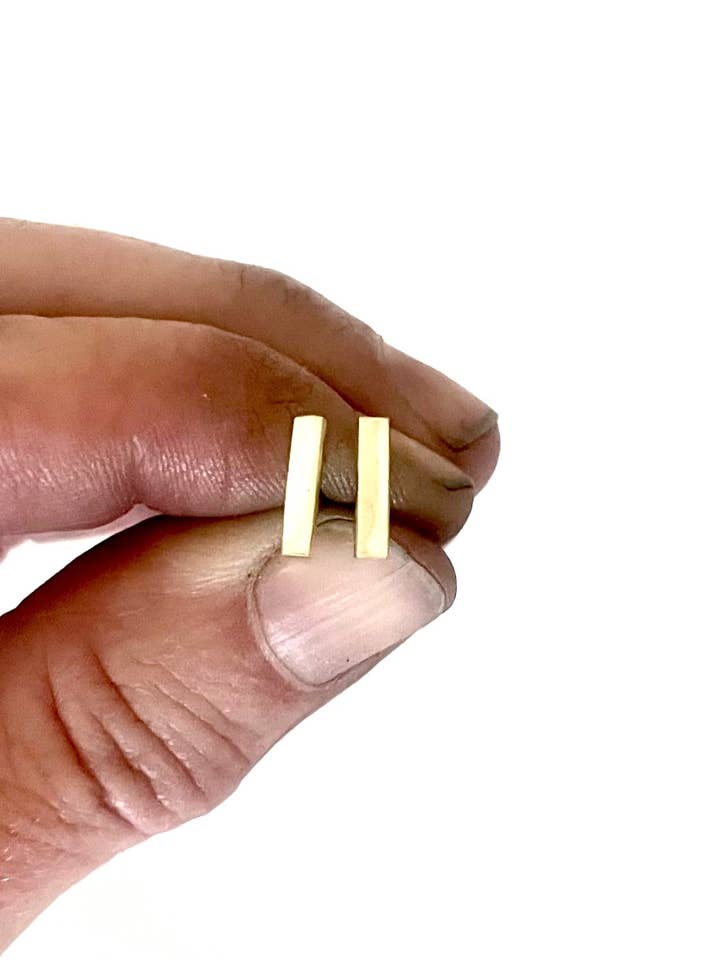 Bar Stud Earrings, Small for wholesale by Studio451Jewelry