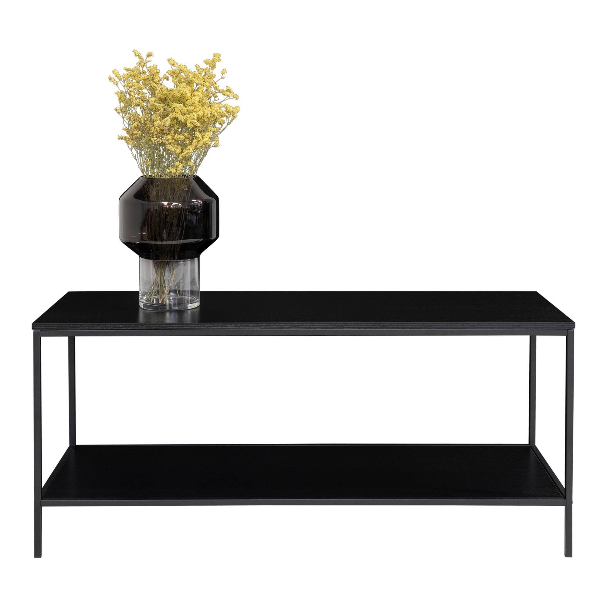 Vita TV Stand - TV table with black frame and two black for wholesale on Faire3
