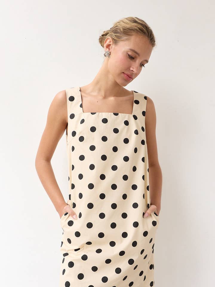 Simple Polka Dot Dress - RD1181 for wholesale on Faire