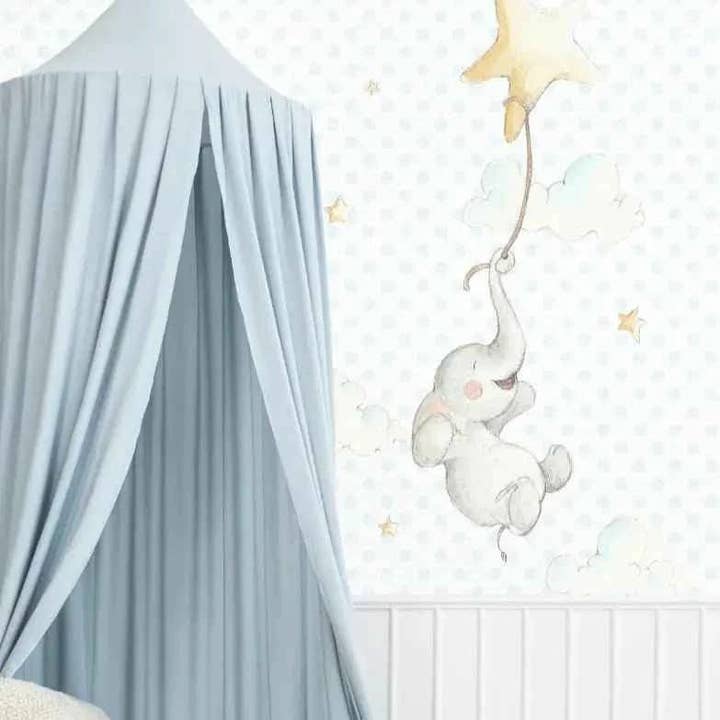 Vinil Decorativo Infantil ELEFANTINHO FELIZ - SONHOS DE CEGONHA por atacado de SDC DECOKIDS