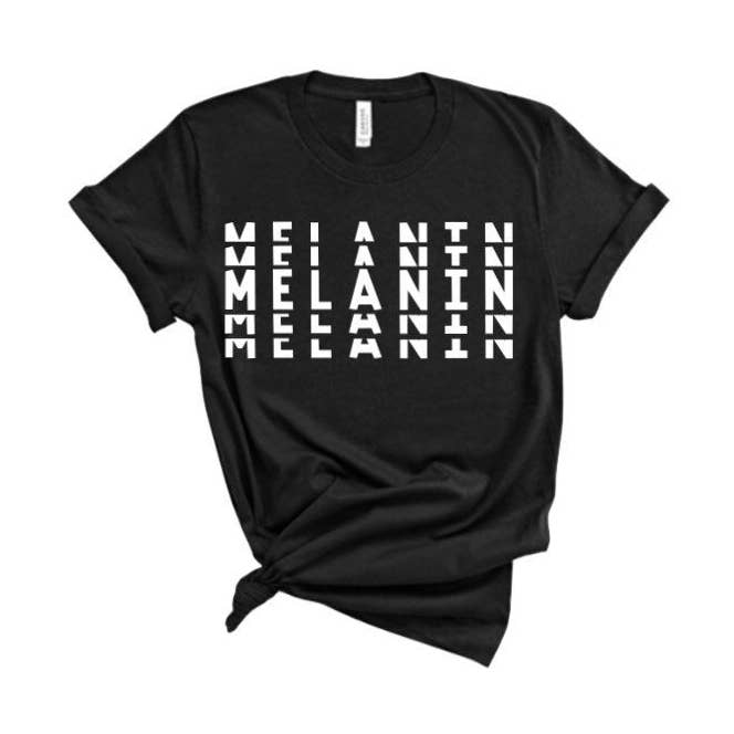 Melanin Tee for wholesale by Sincere Sentiments LLC