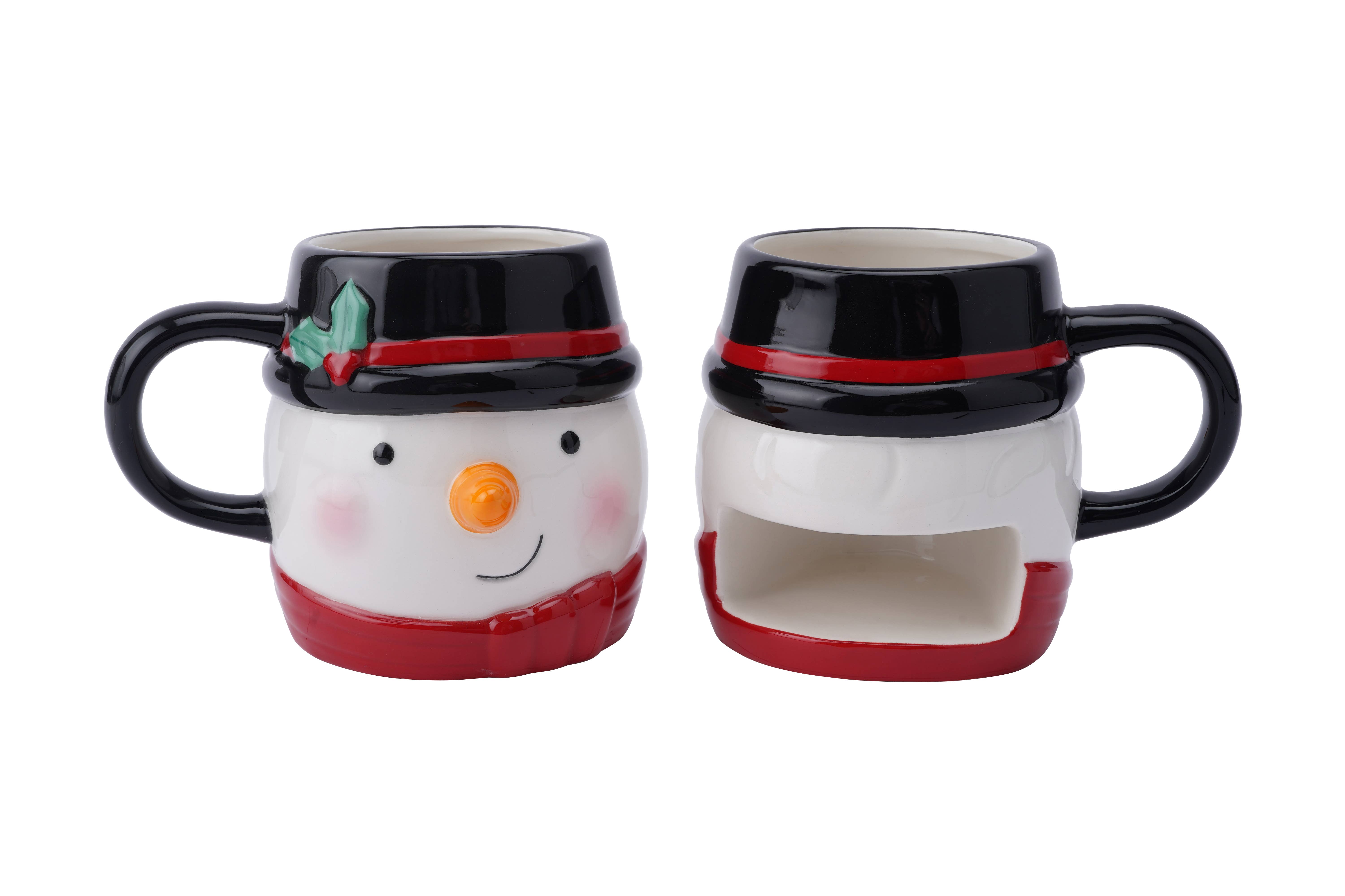CGB Giftware – wholesale Coffee mug – Joy To The World Festive Snowman Snack Mug1