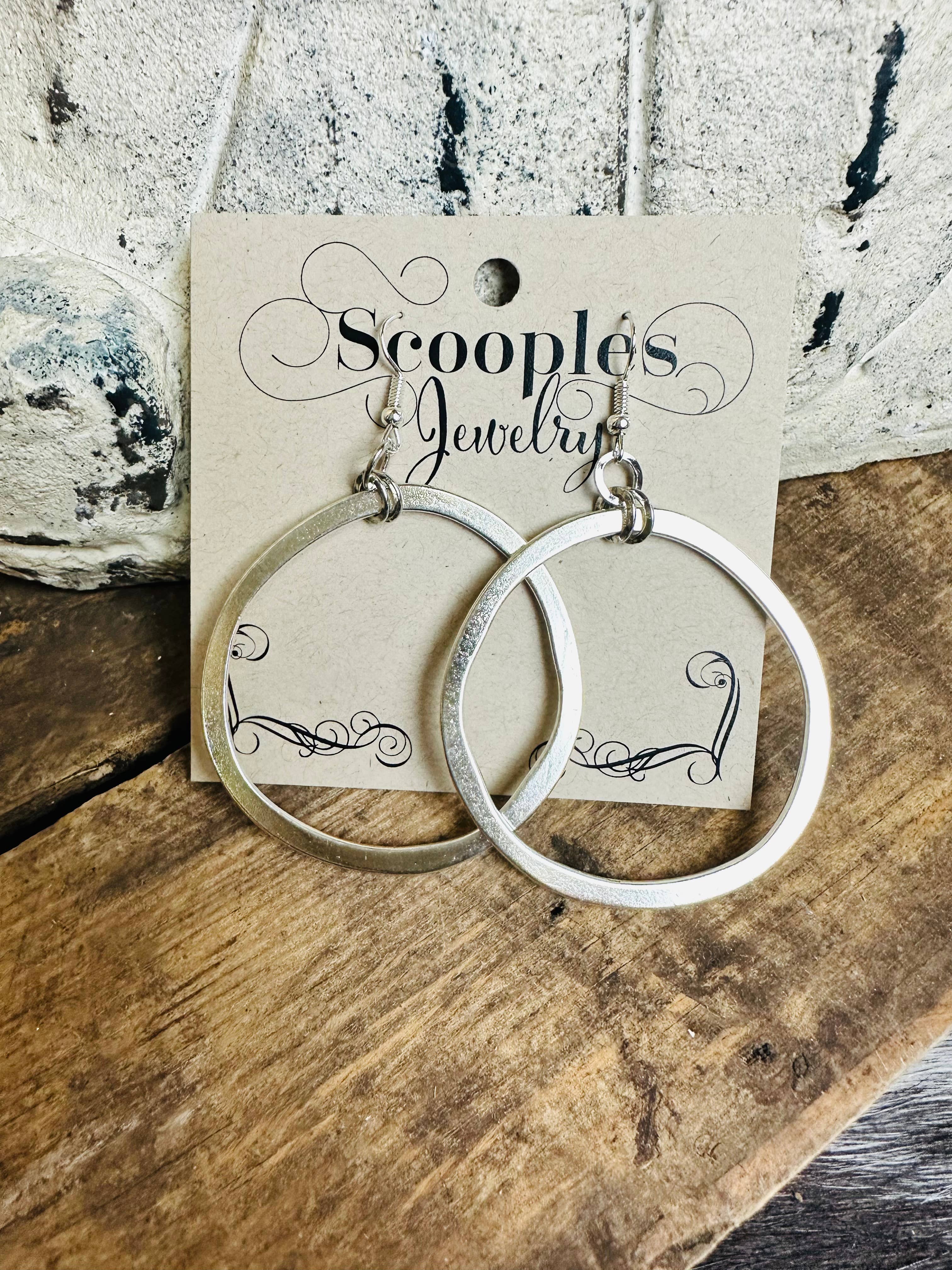Scooples Jewelry - Wholesale Hoop Earrings - Rings and Hoops Silver