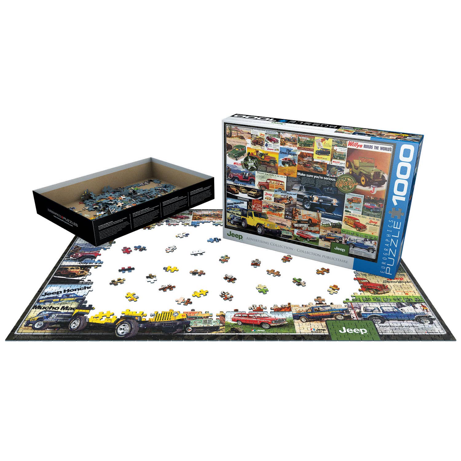 Eurographics Puzzles USA - Wholesale Puzzle - Adult - Jeep Advertising Collection2