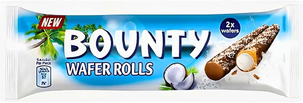 INTERNATIONAL TASTE FOOD SARL - Venta al por mayor Chocolate - BOUNTY WAFER ROLL 22,5G X120
