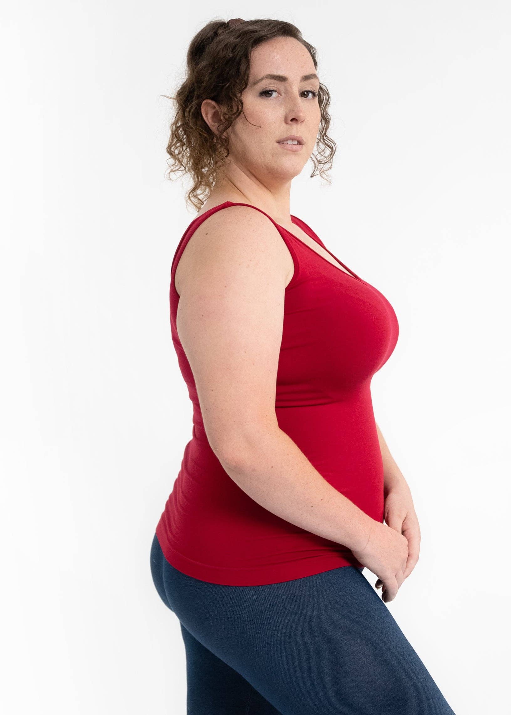 ELIETIAN - Wholesale Tank Top - Women's - Reversible Tank - Curvy Fit72