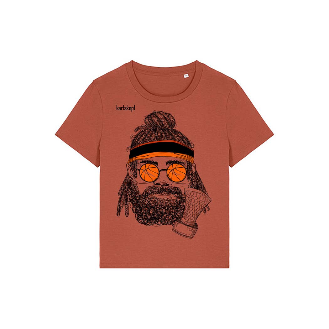 karlskopf - Wholesale Screen Printed T-Shirt - Women's - BASKETBALLER Shirt for women | 100% organic cotton16