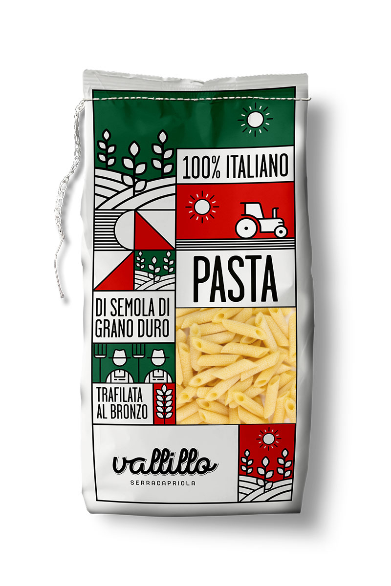 Vallillo - Wholesale Pasta - Mezze Pennette Rigate - 100% Italian Artisan Pasta1