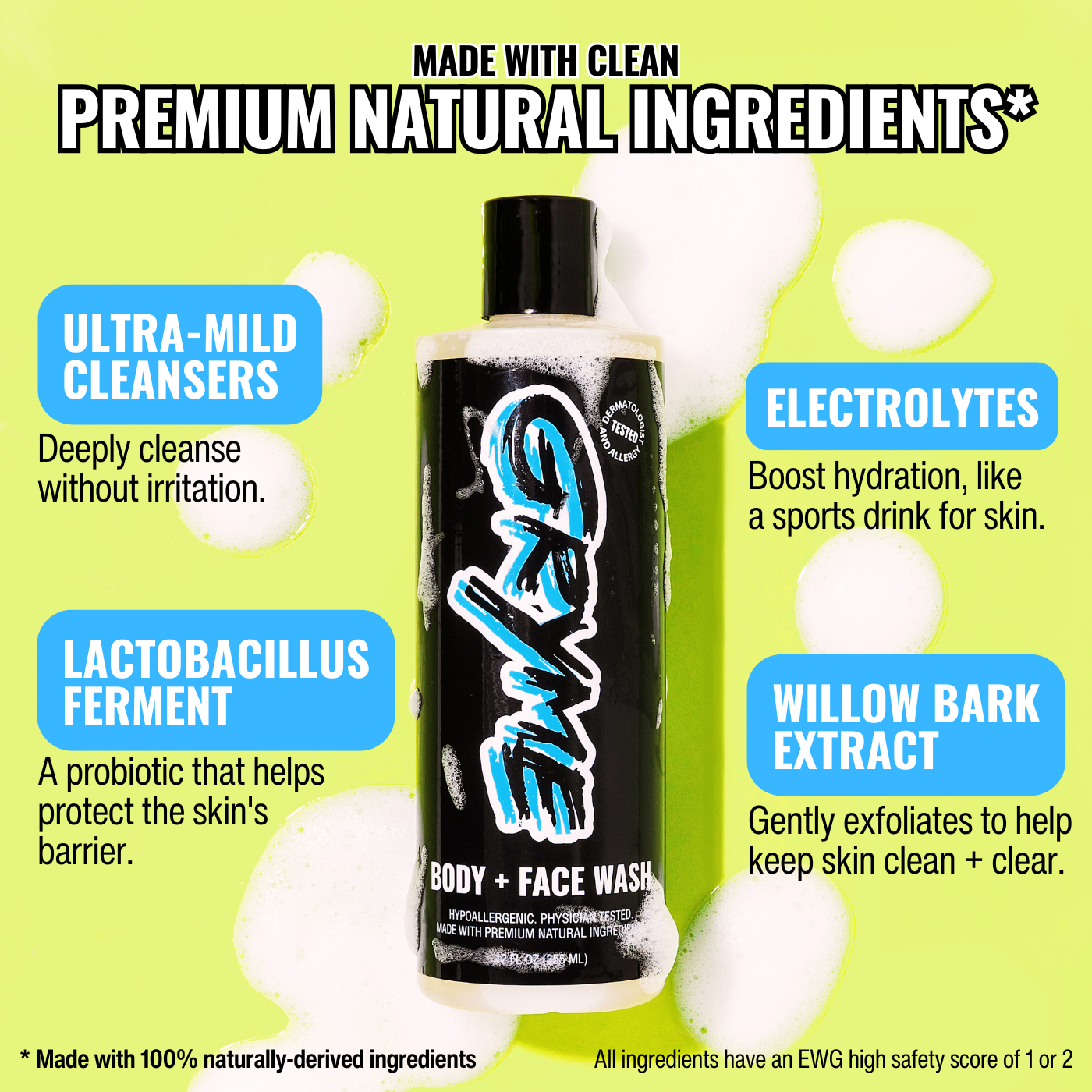 Gryme - Wholesale Body Wash/Shower Gel - Kids & Baby - Gryme 2-in-1 Body + Face Wash4