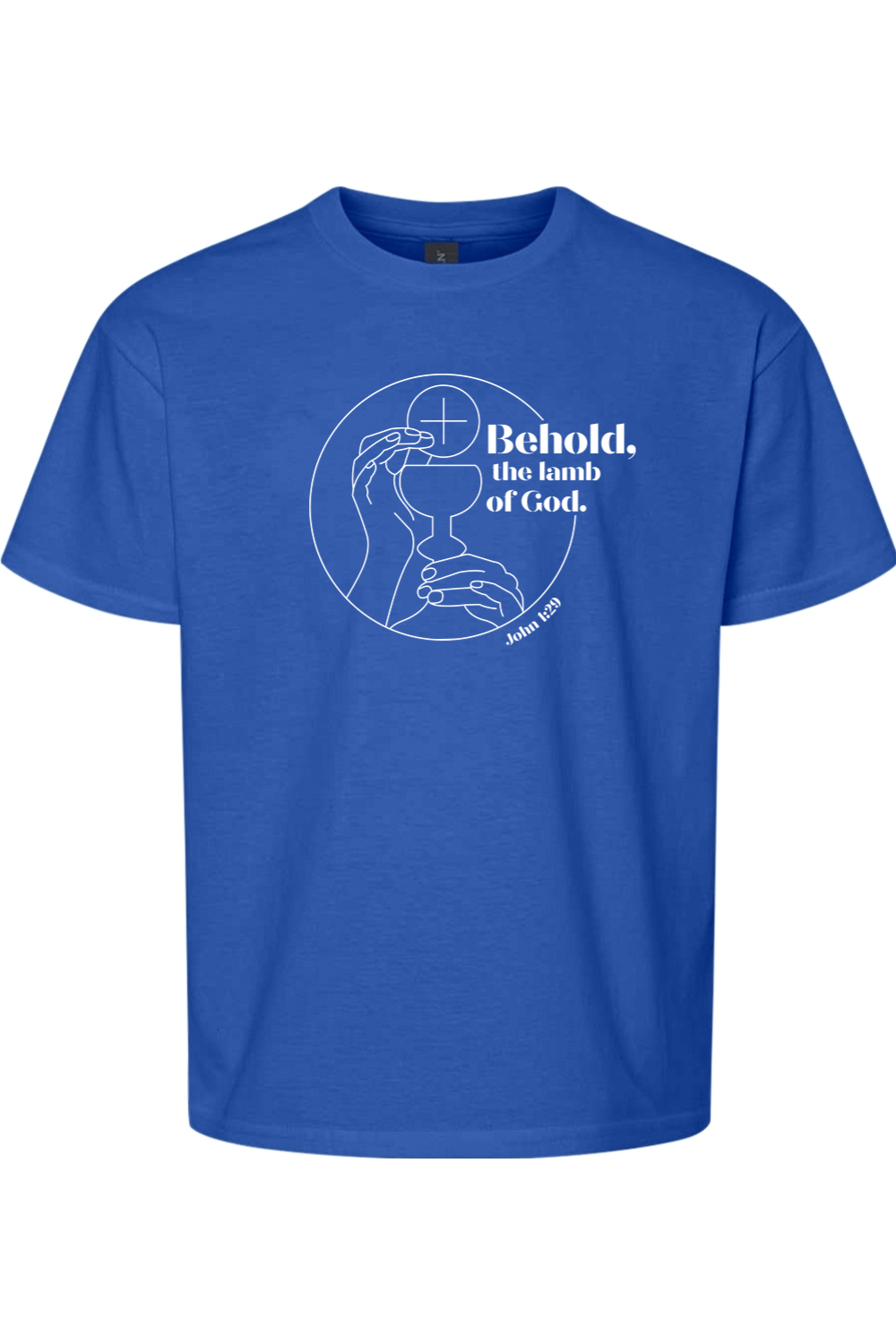 Sock Religious - Vente T-shirt sérigraphié – enfant - Voici l'Agneau de Dieu - Jean 1:29 T-shirt Jeunesse0