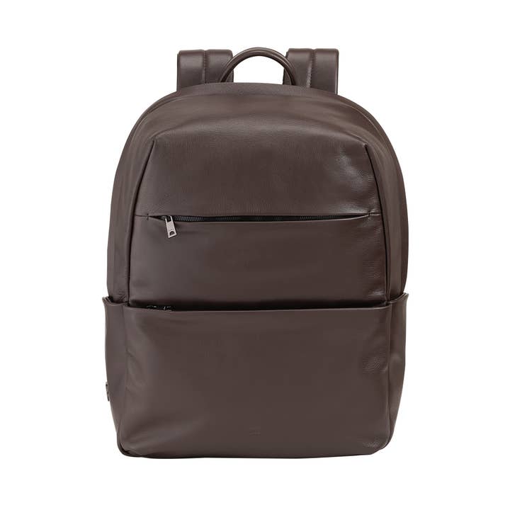 Dudu Leren Notitieboek Rugzak Reizen Zakelijk Koffiebruin voor wholesale door dudu