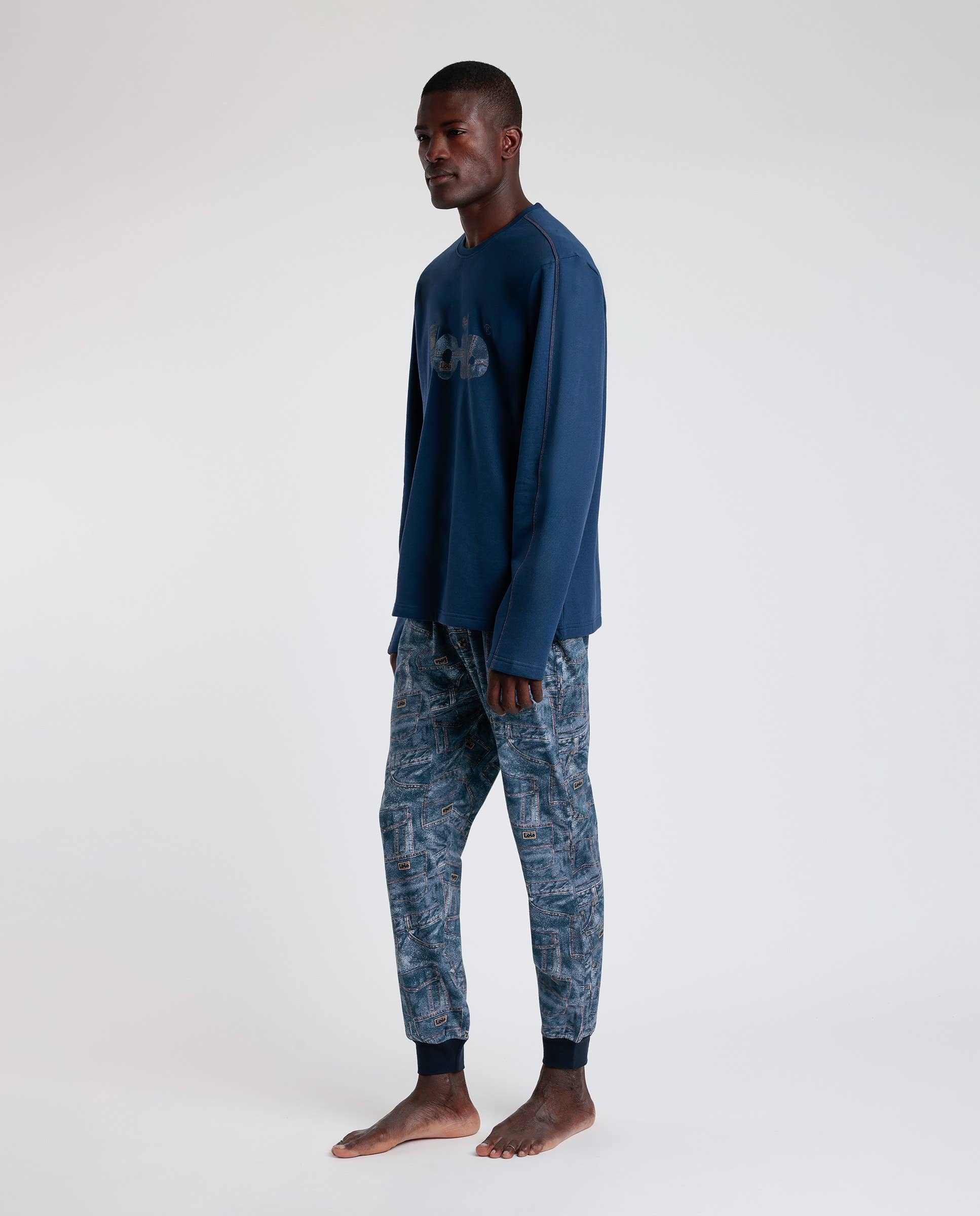 DENIM LOIS Texan pyjama met lange mouwen voor heren voor groothandel op Faire2