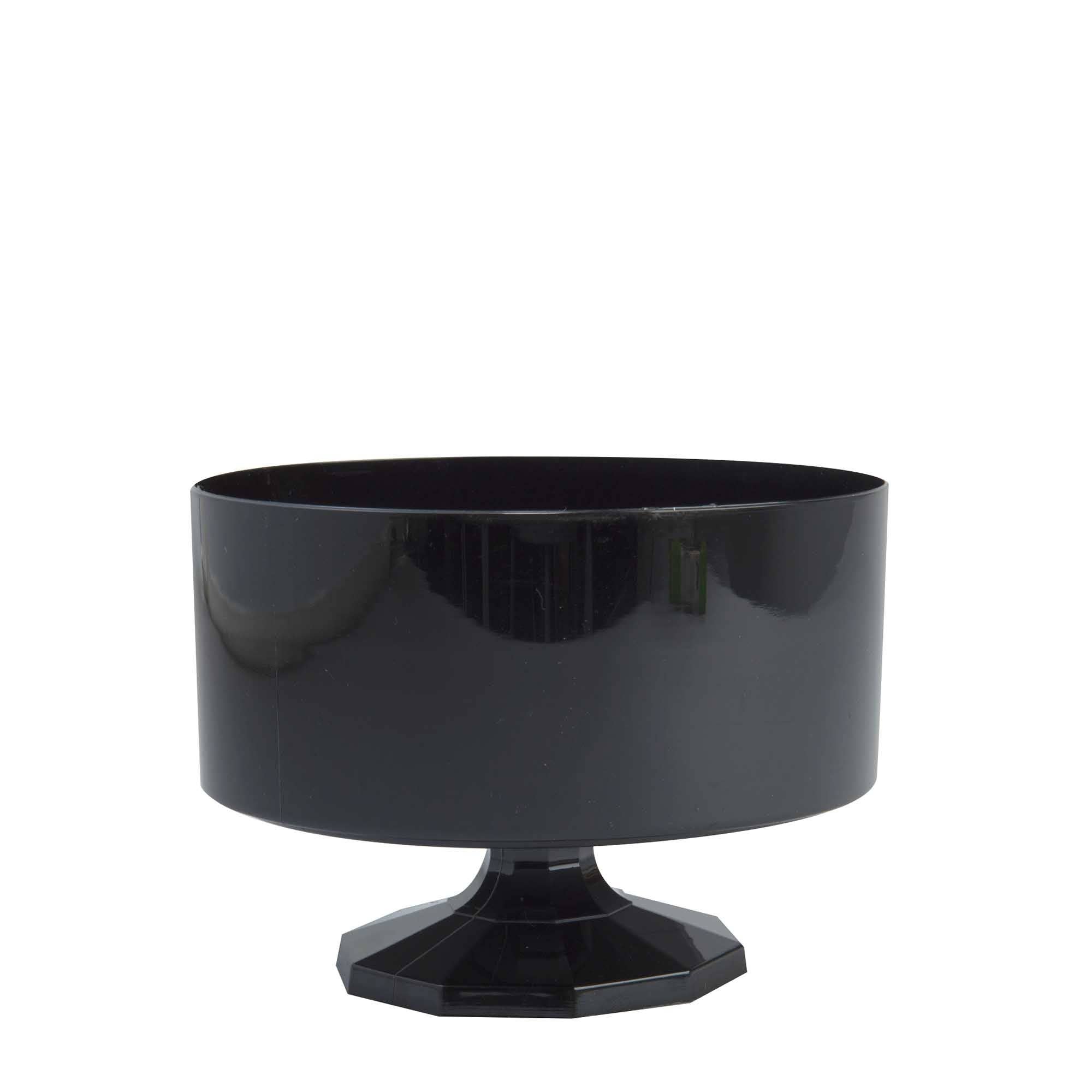 Perfect Plastic Trifle Pedestal - Black for wholesale on Faire0