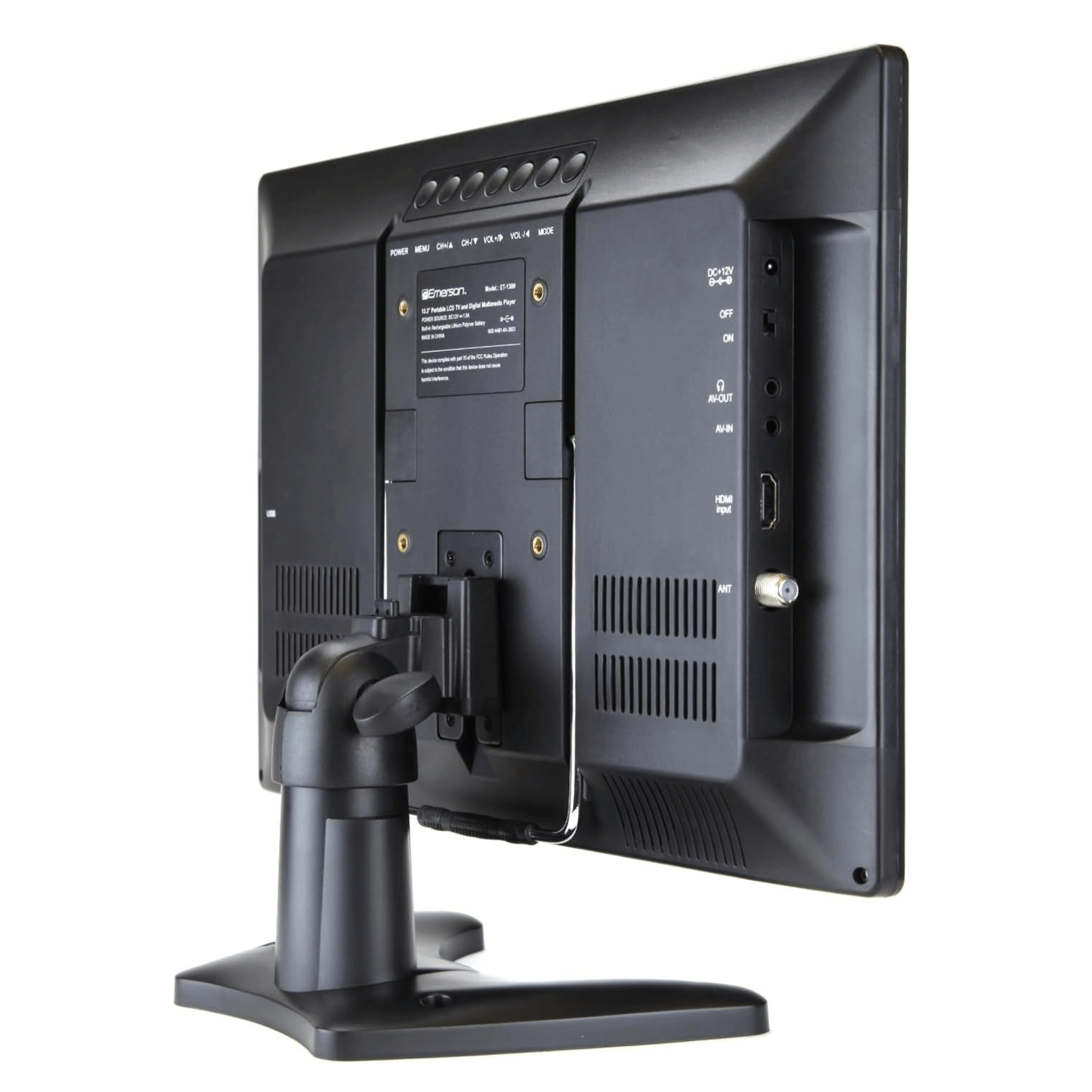 JupiterGear Home – wholesale Decorative tabletop object – Emerson 13.3" Portable Digital TV with 12V DC Car Adapter1