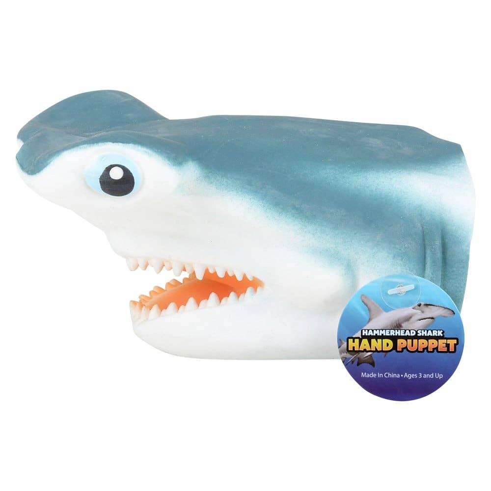 La Luna Bella - Toys - Wholesale Puppet - Kids & Baby - 5" HAMMERHEAD SHARK HAND PUPPET LLB Puppets5