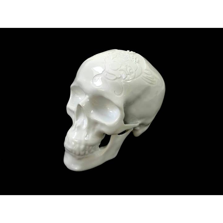K.Olin Tribu - Wholesale Decorative Figurine - Skull Fish Koi by NoOn (Engraving Series)