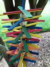 Caitec Inc - Wholesale Bird Swing/Toy - 10" Trio Popsicle Sticks Bird Toy Featherland Paradise2