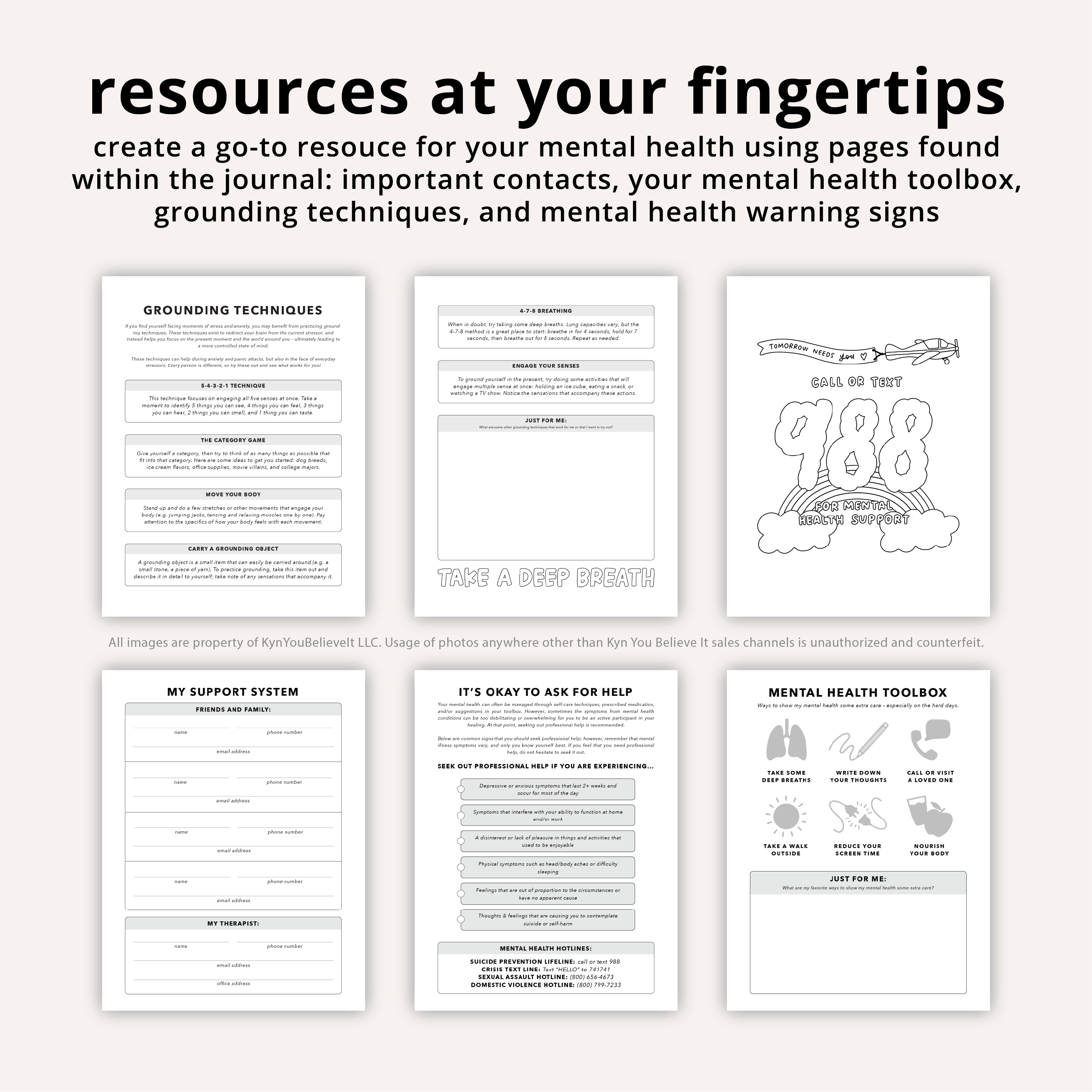 Kyn You Believe It - Wholesale Journal/Diary - Silly Little Mental Health Journal9