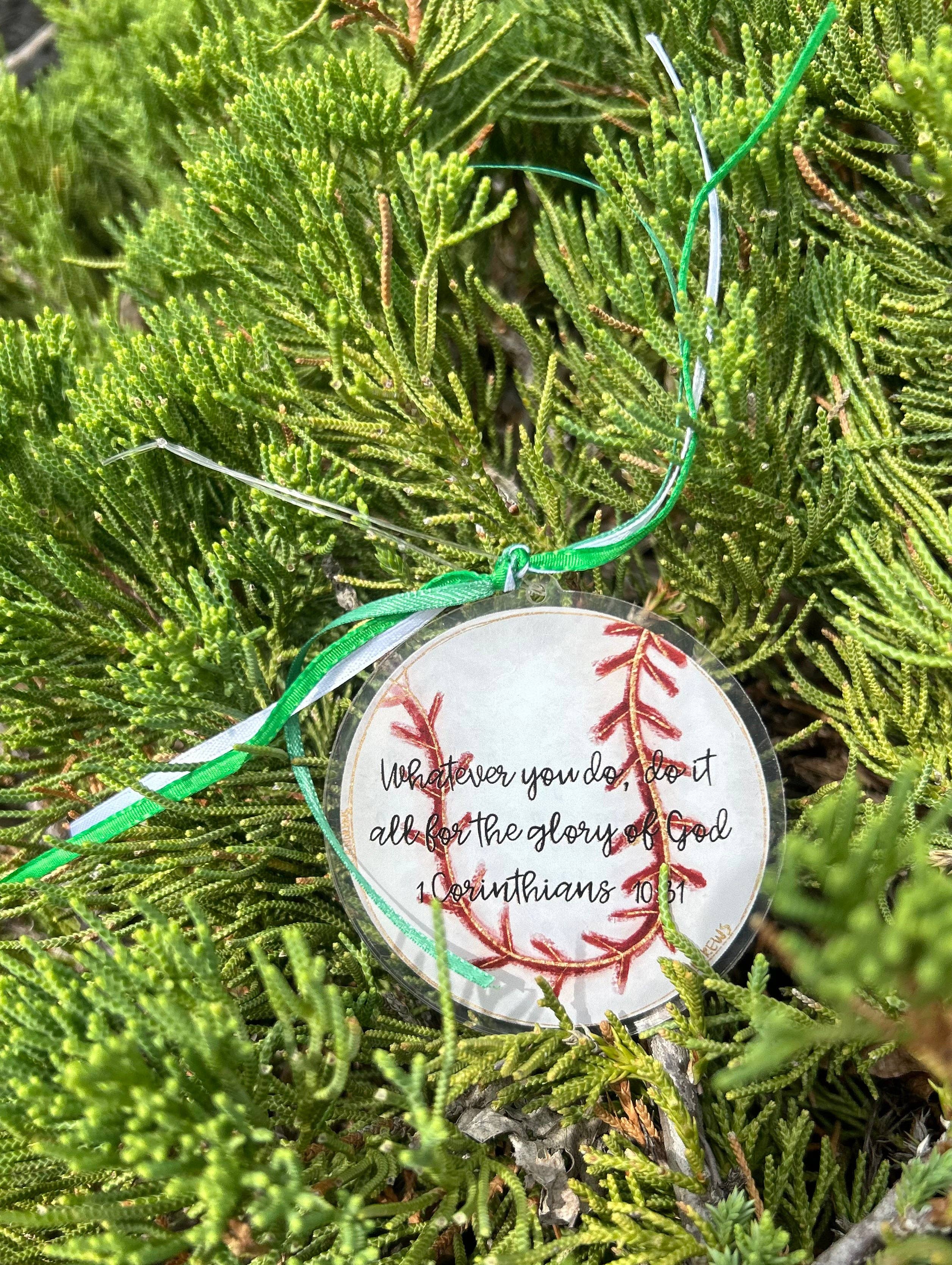 Casey Andrews Art – Großhandel Verzierung – Baseball-Acryl-Ornament1