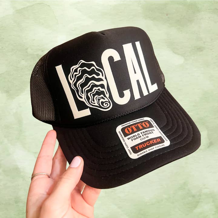 Mint & Honey - Wholesale Trucker Hat - Unisex - LOCAL Oyster Shell Trucker Hat6