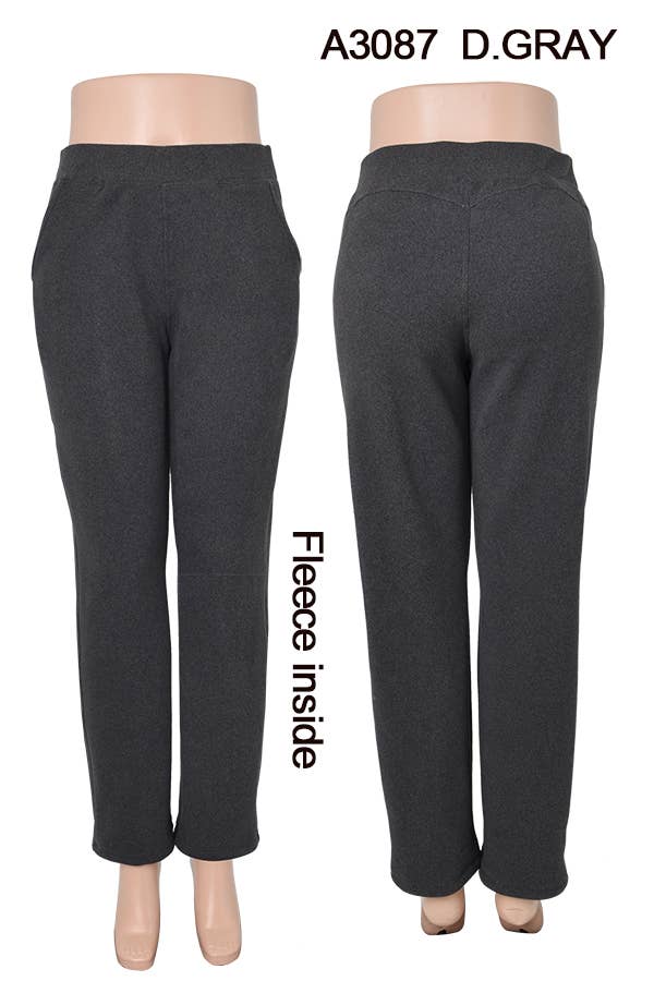 SSImport - Wholesale Pants - Women's - A3087 WINTER WIDE STRAIGHT LEG PANTS MIXED SIZES 12PCS5