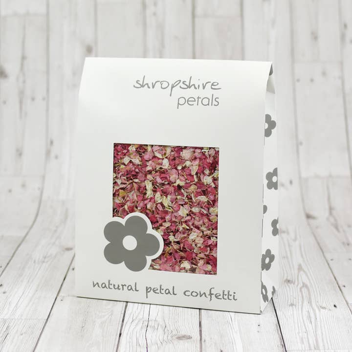 Biodegradable Flower Confetti - Branded Bag (5 Litres) for wholesale by LSF Wholesale