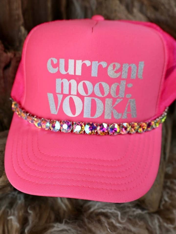 CASQUETTE TRUCKER Current Mood Vodka PinkGold pour la vente par Keep it Gypsy