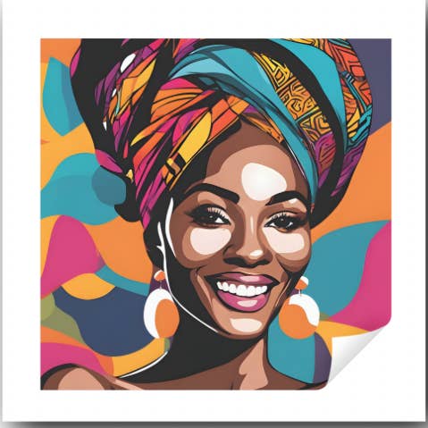 Mala (3x3-inch sticker) for wholesale by Faceries.com