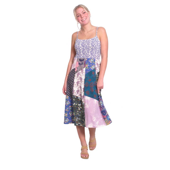 2200 Printed Cotton Knit Dress for wholesale by Blue Sky