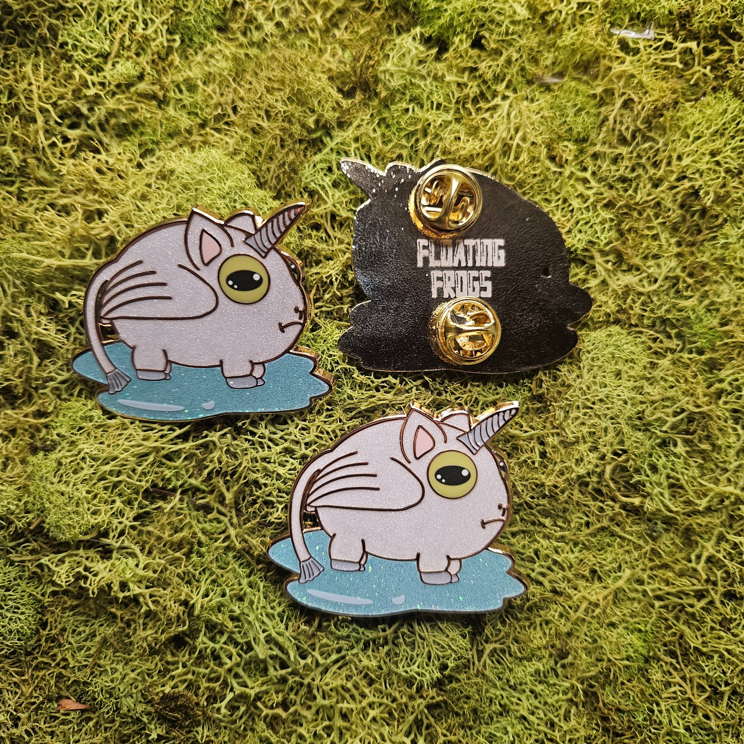 Floating Frogs - Wholesale Lapel Pin/Button - Unifrog Enamel Pin2