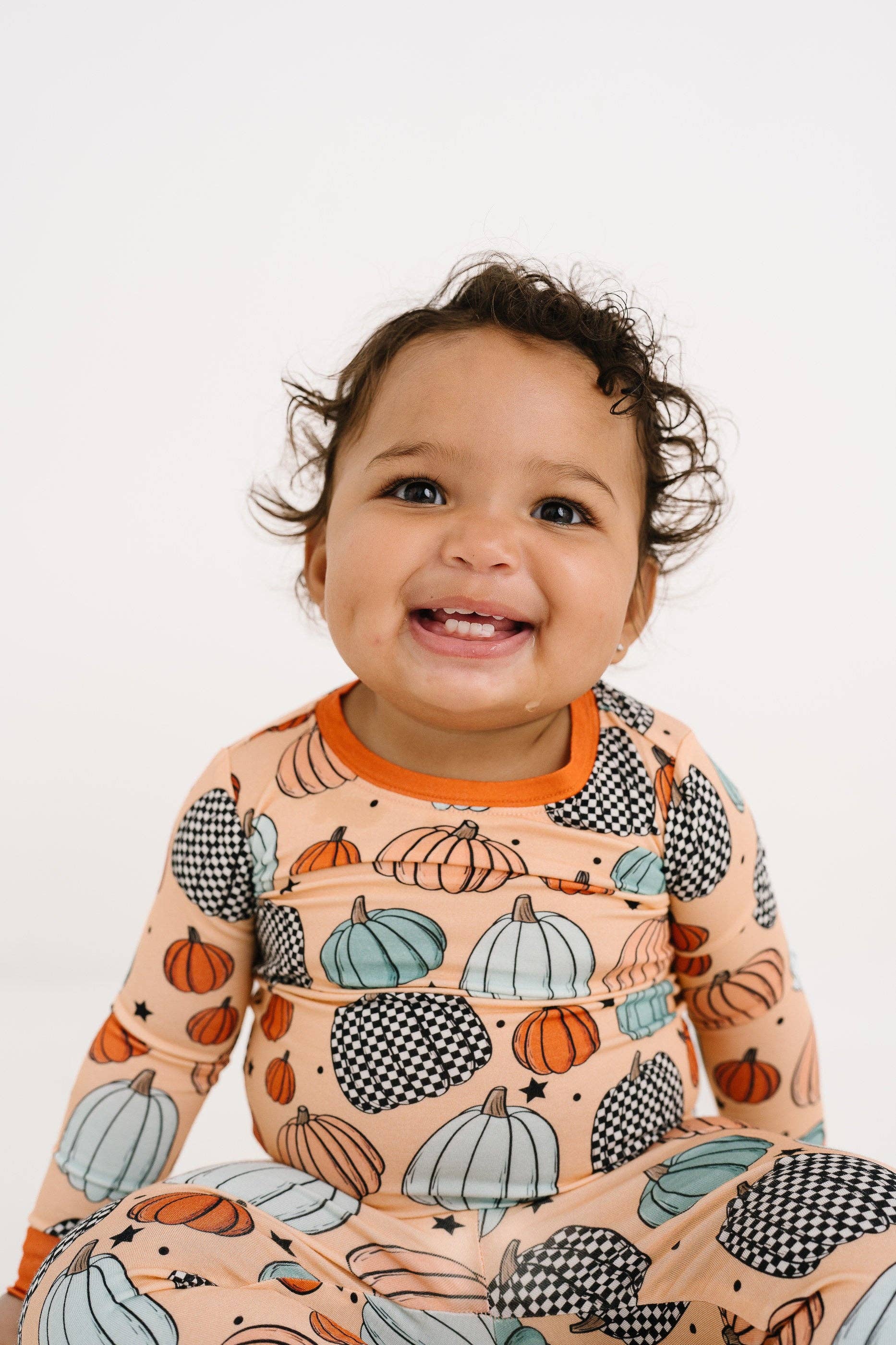 Little One Shop - Wholesale Lounge Set - Kids - Falling For Pumpkins Bamboo Set2