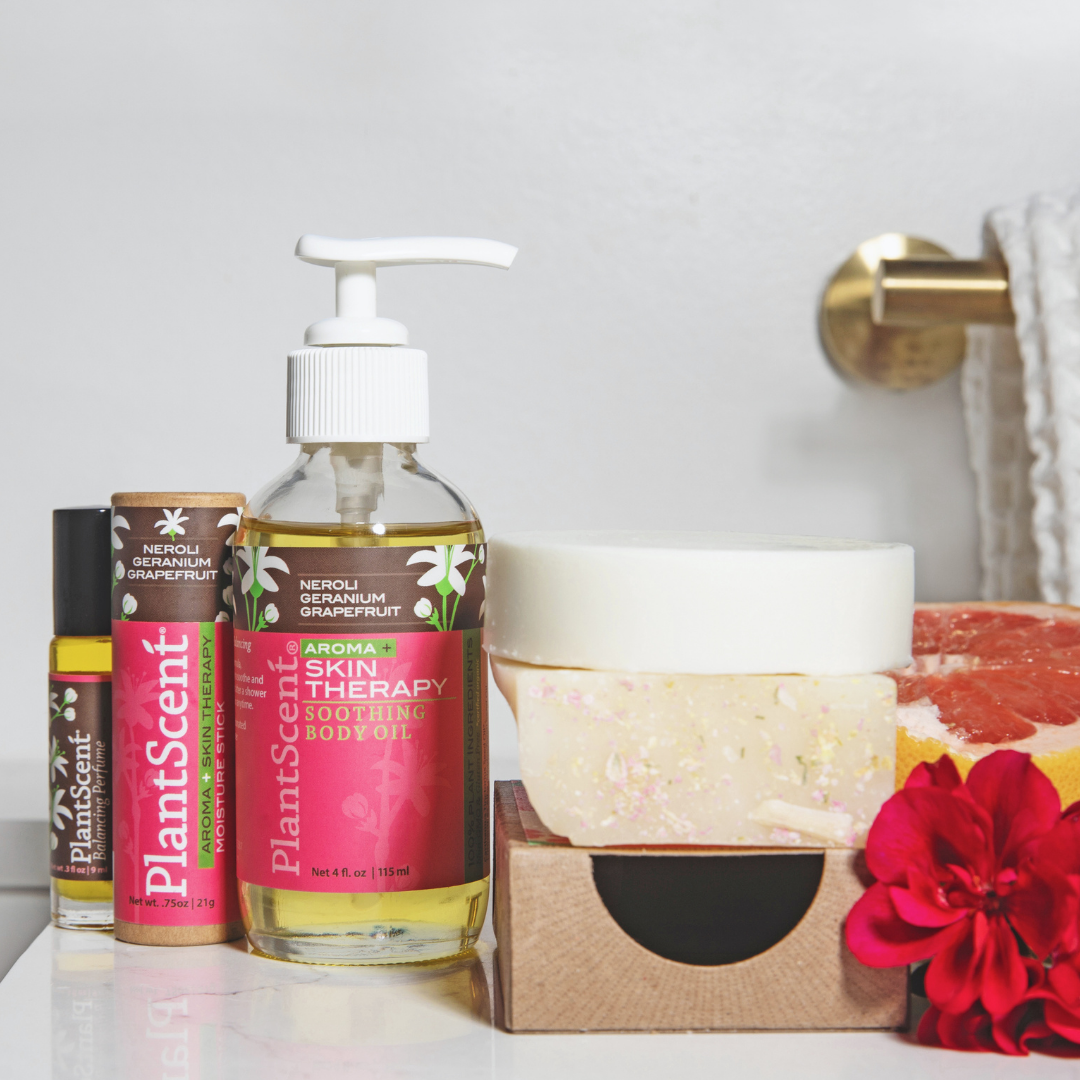 SunLeaf Naturals - Wholesale Bath/Body Oil - Display - PlantScent Soothing Body Oil4