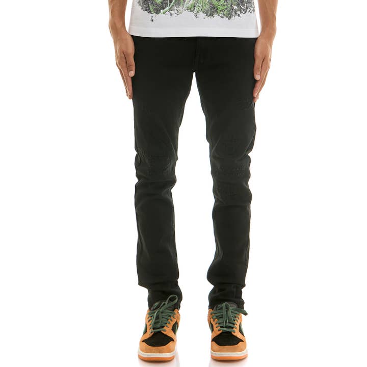 RIP & REPAIR SKINNY PANTS for wholesale by KDNK