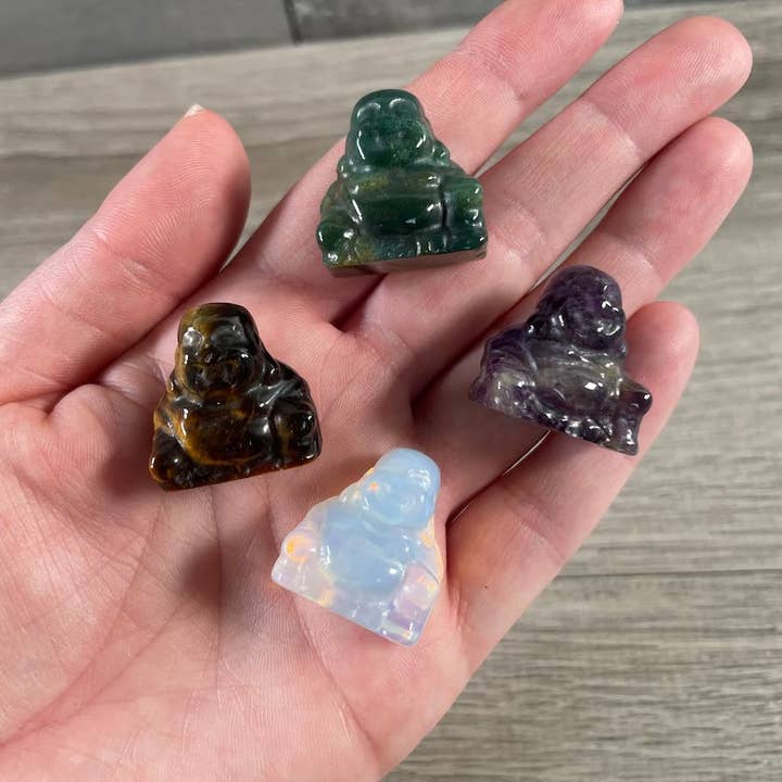 Gemstone Buddha Figurines Small – Assorted Crystal Statues and other Purchase Wholesale buddha statue. Free Returns & Net 60 Terms on Faire trending on Faire.