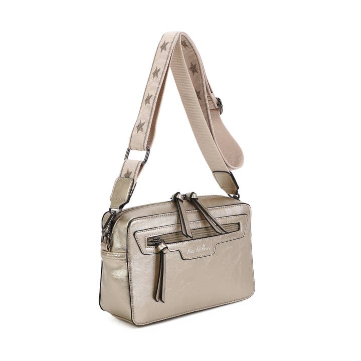 INES DELAURE - Wholesale Shoulder Bag - Women's - Patterned shoulder bag